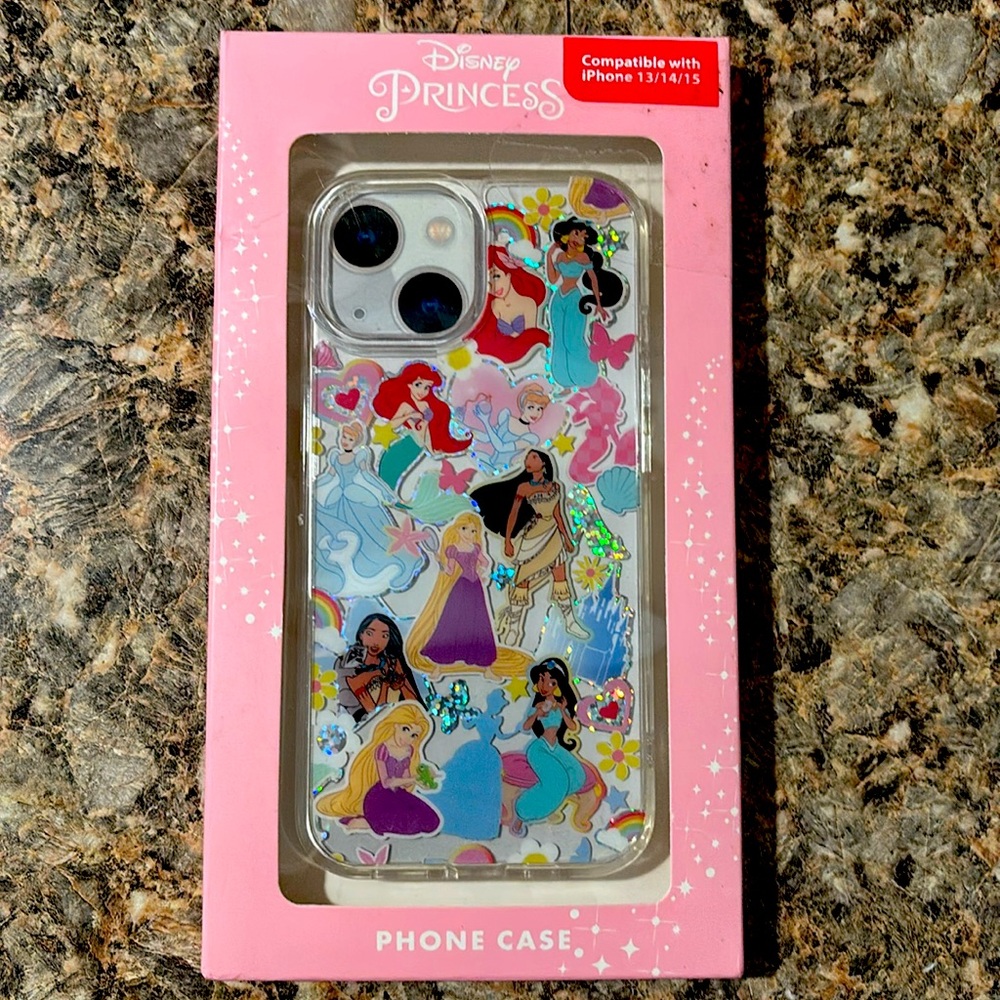 Disney Princess iPhone Case - Pink and Multicolor